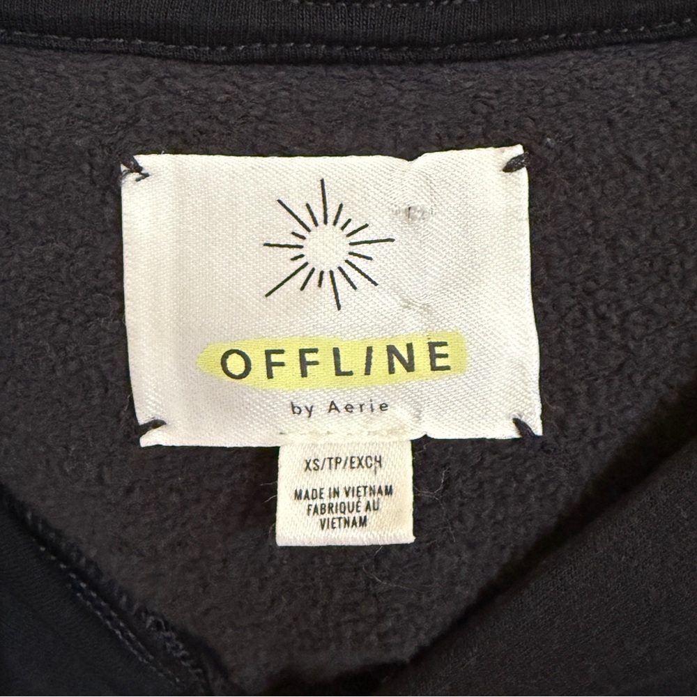 AERIE Offline Cropped Hoodie Women’s Size XS - Picture 3 of 9